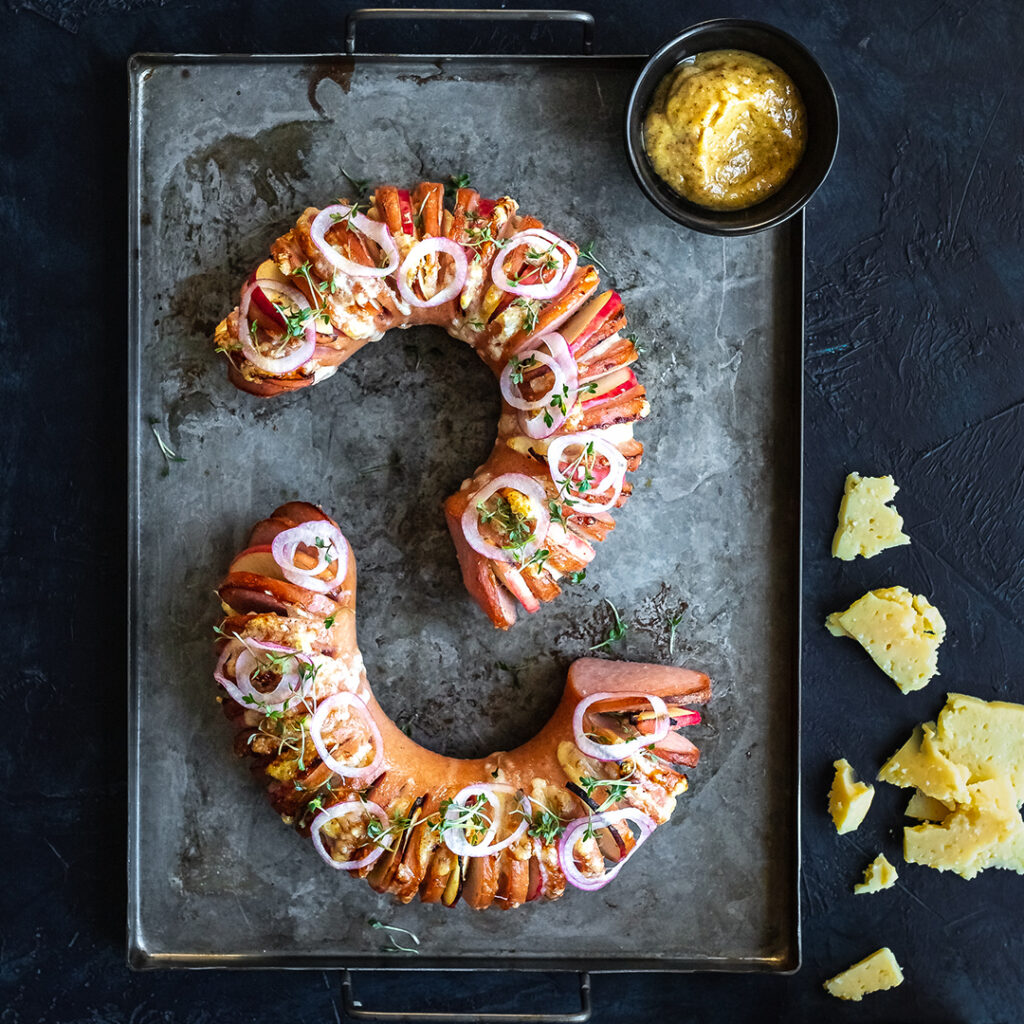 Falukorv med västerbottensost