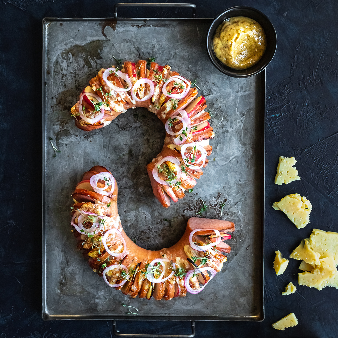 Falukorv med västerbottensost